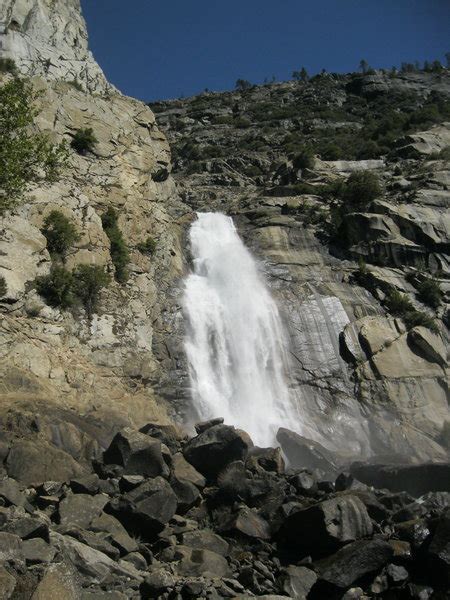 Wapama Falls Trail Hiking Trail, Yosemite Valley, California