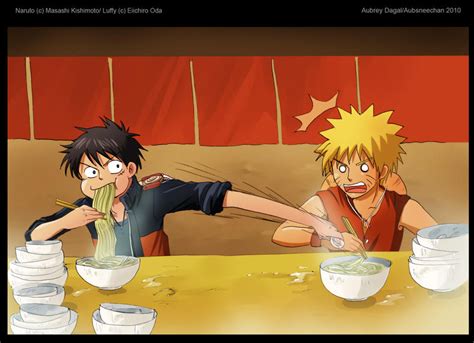 Luffy vs. Naruto by msadagal on DeviantArt