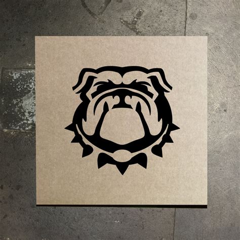 Printable Bulldog Stencil - Printable Word Searches