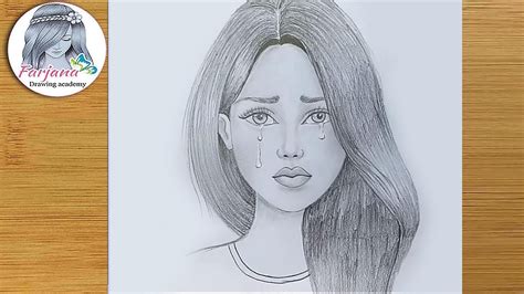 A Drawing Of A Person Crying - Jamie Paul Smith