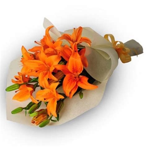 Orange Lilies Bouquet