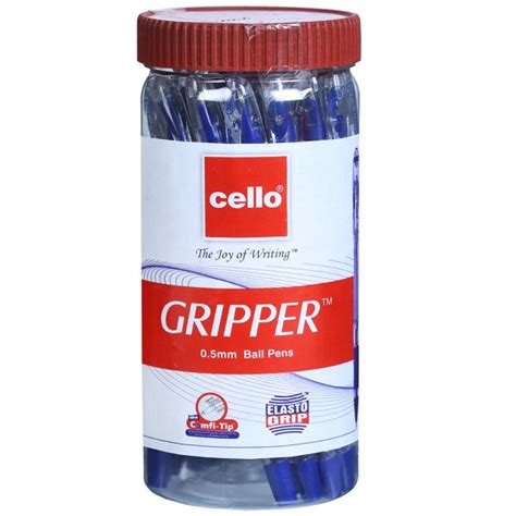 Buy Cello Gripper Blue Ball Pen Pack Of 25 in Wholesale Price Online | B2B | Retailershakti