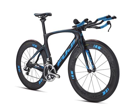 Fuji Bikes Fuji Norcom Straight 1.1 Triathlon Road Bike - 2016 (Carbon/Cyan) [31-4228-CBC-P ...