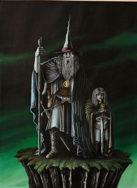 Gandalf and Frodo by grimleyfiendish on DeviantArt