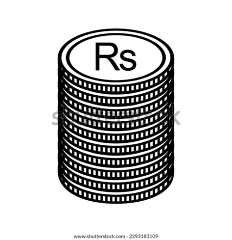 Mauritius Currency Symbol Mauritian Rupee Icon Stock Vector (Royalty ...