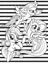 My Little Pony Coloring Pages Main 6 sketch template