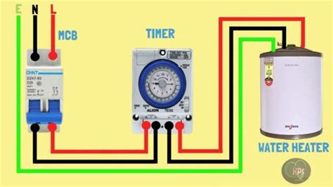 How to Connect an Automatic Water Heater Using a Timer/Connecting ...