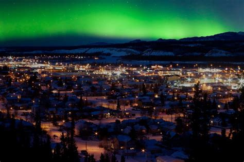 Chasing Aurora Borealis in Whitehorse, Canada