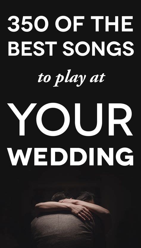 Top 10 wedding love songs ideas and inspiration