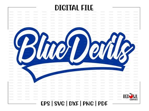 Blue Devil Svg Devils Svg Blue Devil Blue Devils Devil - Etsy Norway