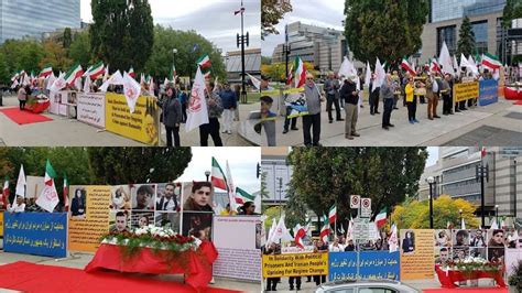 Freedom-Loving Iranians and MEK Supporters Demonstrated in Toronto in ...