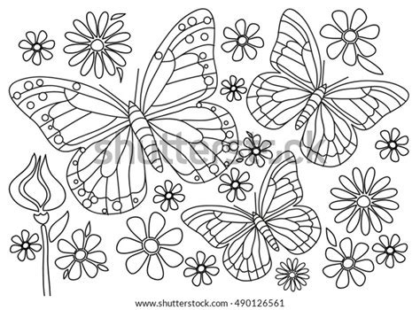 8,839 Butterfly Coloring Pages Kids Royalty-Free Images, Stock Photos & Pictures | Shutterstock