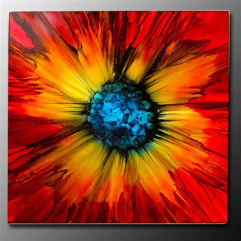 Modern Art Paintings for Sale | Original Abstract on Metal – Herbst Metal Wall Art