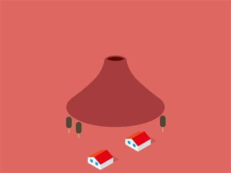 Volcano {gif} by Shinsuke Matsumoto on Dribbble