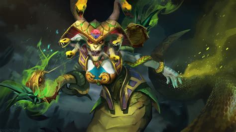 Dota 2 Heroes Medusa Roles Carry Disabler Durable Art Wallpaper Hd 1920x1080 : Wallpapers13.com