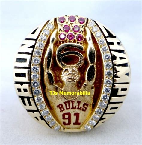 DENNIS RODMAN CHICAGO BULLS DETROIT PISTONS REBOUND CHAMPIONSHIP RING ...