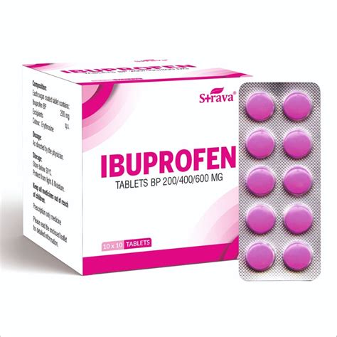 Ibuprofen 400 mg BP Tablets at Rs 50/box | Analgesic, Anti-Inflammatory ...