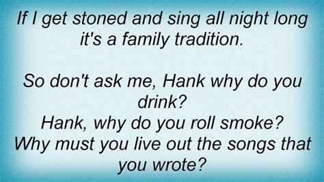 Hank Williams Jr. - Family Tradition Lyrics - YouTube