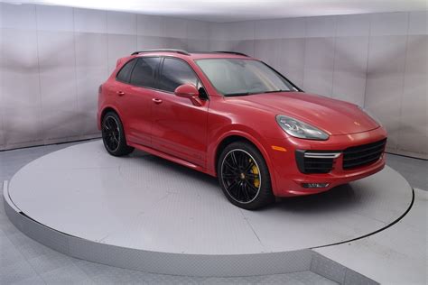 cool Amazing 2016 Porsche Cayenne GTS in Carmine Red with 9,885 miles ...