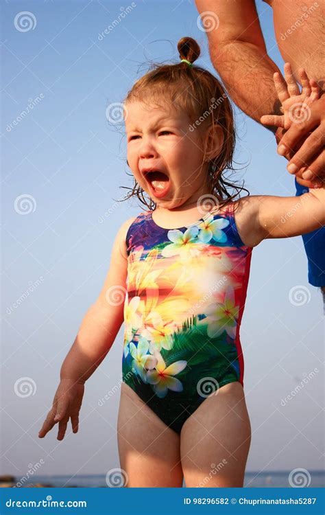 Little Girl Can Not Hold Back Emotions Stock Photo - Image of pain ...