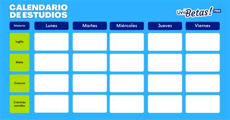 ¿Cómo hacer un calendario de estudios? Pasos y ejemplos