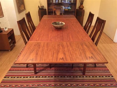 Vintage Danish Teak Dining Table with Hidden Leaves - EPOCH