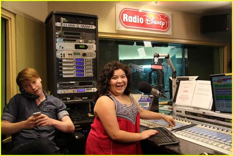 Full Sized Photo of raini rodriguez calum worthy radio disney takeover ...