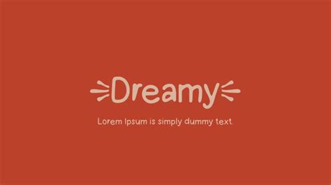 Dreamy Font : Download Free for Desktop & Webfont