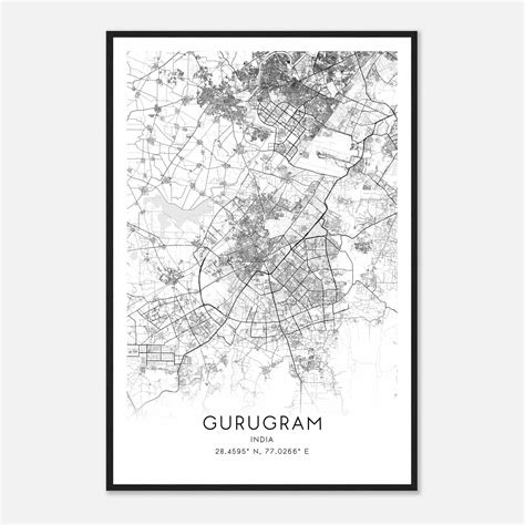 Gurugram - Custom Maps & Posters