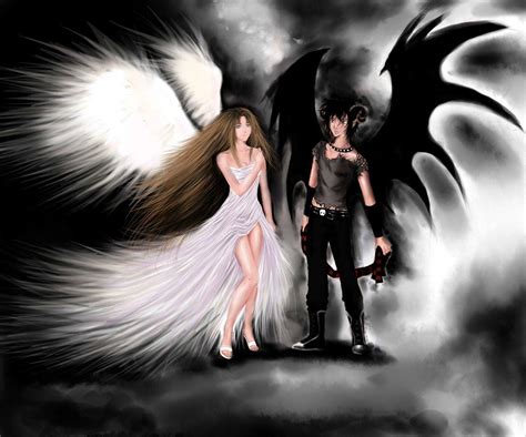 Angel and Demon Love Wallpapers - Top Free Angel and Demon Love ...