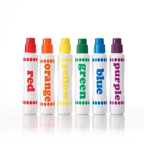 Do A Dot Art! Rainbow Dot Markers (Set of 6 Washable Colors) - Di Creative Ideas