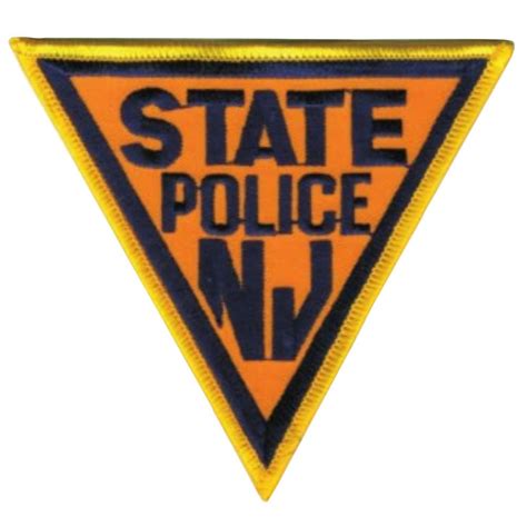 New Jersey NJ State Police Embroidered Iron On Patch by armycrew