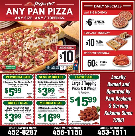 Printable Coupons: Pizza Hut Coupons