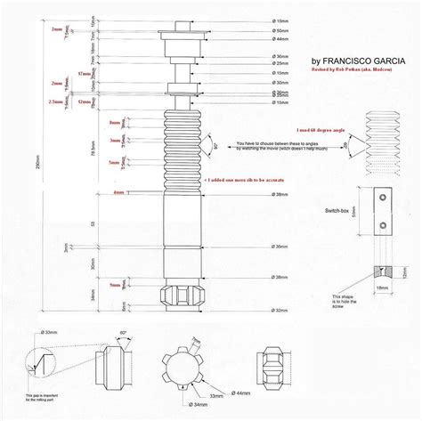 Lightsaber schematics. | Lightsaber, Star wars light saber, Obi wan lightsaber