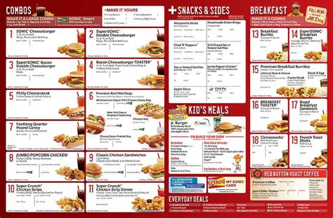 Sonic Drive-in Menu, Menu for Sonic Drive-in, Southwest Baltimore, Baltimore - Urbanspoon/Zomato