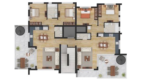 Residential 2D Floor Plan Rendering Services by JMSD Consultant - Architectural Visualization ...