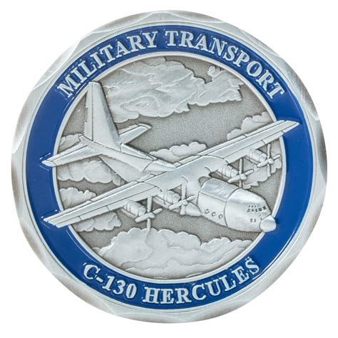 Buy United States Air Force C-130 Hercules Military Transport Aircraft Challenge Coin Online at ...