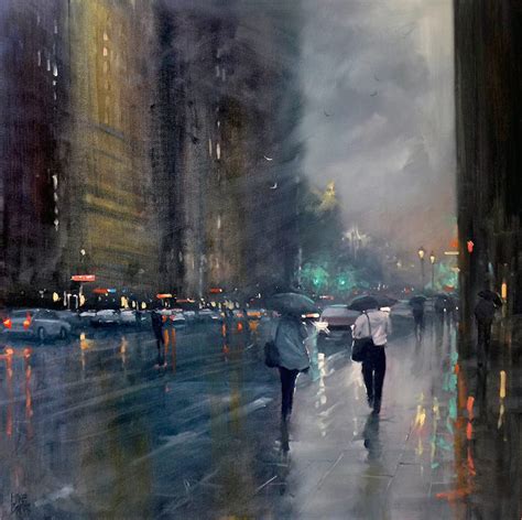 Rainy Australian Cityscapes by Mike Barr — Colossal