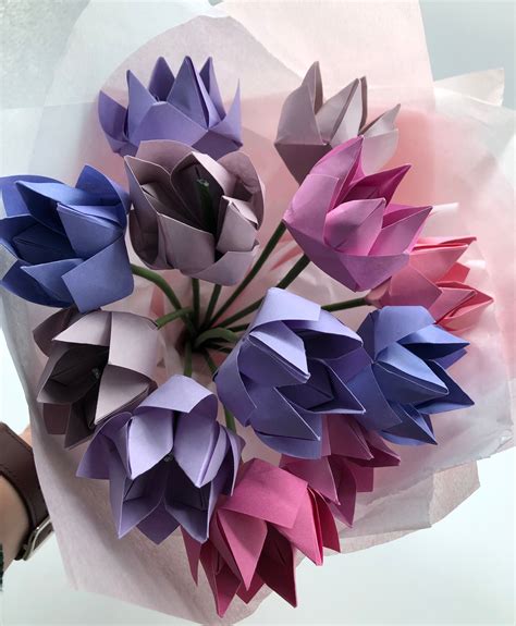 Origami Flower Bouquet Ideas: A Unique Way to Express Your Creativity and Love – easy origami ...