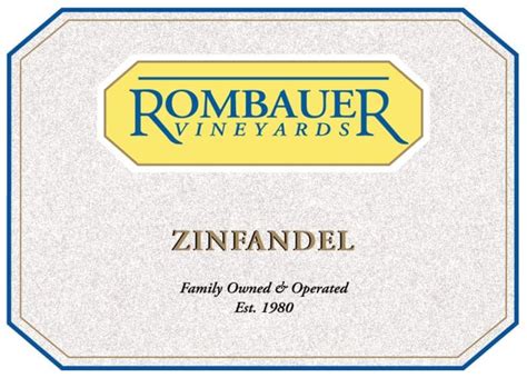 Rombauer California Zinfandel 2019 | Wine.com