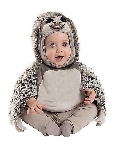 Baby Faux Fur Sloth Costume - Spirithalloween.com