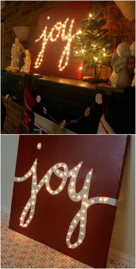 30 Festive JOY Christmas DIY Decorations | Styletic