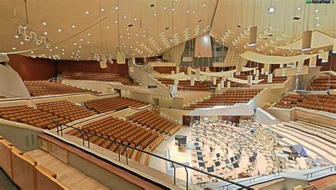 Berlin Philharmonic Hall (1963)-Hans Scharoun | Concert hall, Hall design, Theater architecture