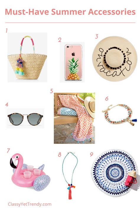 Must-Have Summer Accessories