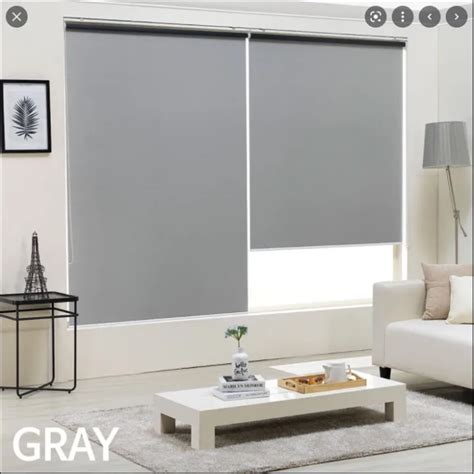 100 Blackout Window Roller Shades Custom Roller Blinds(PLAIN BLINDS) | Lazada PH