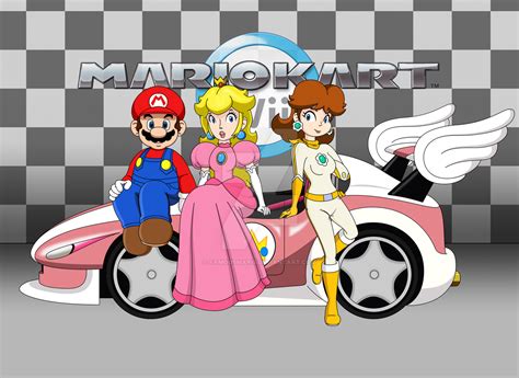 Mario, Peach and Daisy (Mario Kart wii) by FamousMari5 on DeviantArt