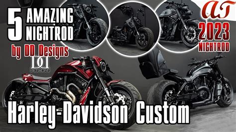 5 AMAZIN Harley-Davidson NIGHTROD Custom by DD Designs [4K] * A&T ...