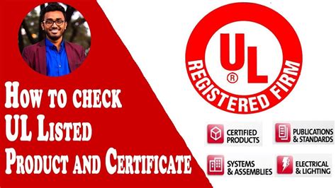 How to check UL Listed Products and Certificate | Find ul products certified | UL Listed - YouTube