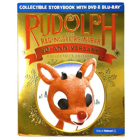 Rudolph the Red-Nosed Reindeer (Blu-ray/DVD, 1964, 50th Anniv. Ed) w/ Storybook - DVDs & Blu-ray ...