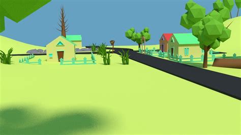 Cartoon Land 3D model Download for Free